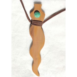 Pendentif Keris avec Chrysocolle