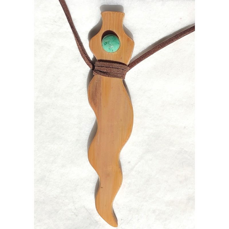 Pendentif Keris avec Chrysocolle