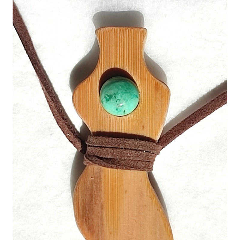 Pendentif Keris avec Chrysocolle