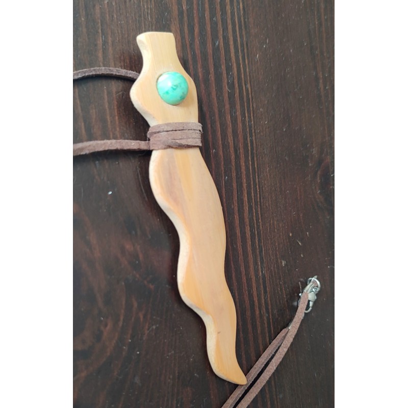 Pendentif Keris avec Chrysocolle