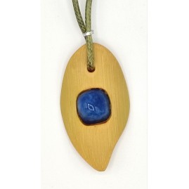 Pendentif avec Agate bleue