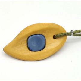 Pendentif avec Agate bleue