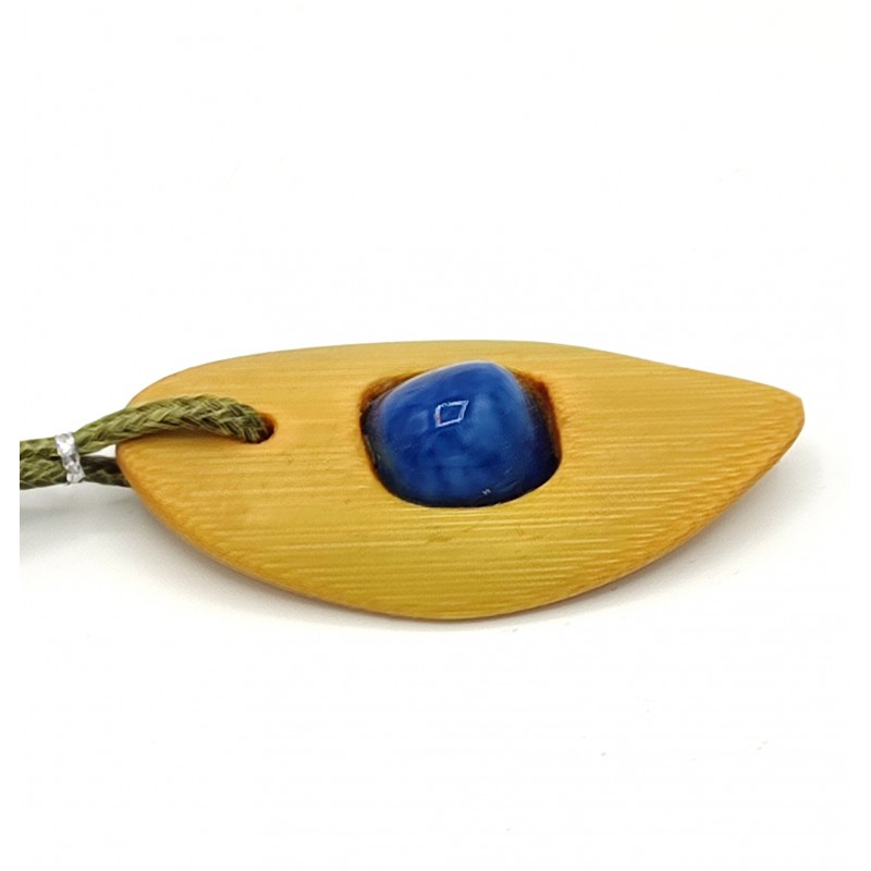 Pendentif avec Agate bleue