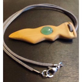 Pendentif Keris avec Aventurine verte