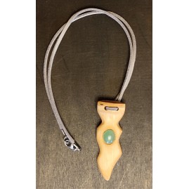 Pendentif Keris avec Aventurine verte