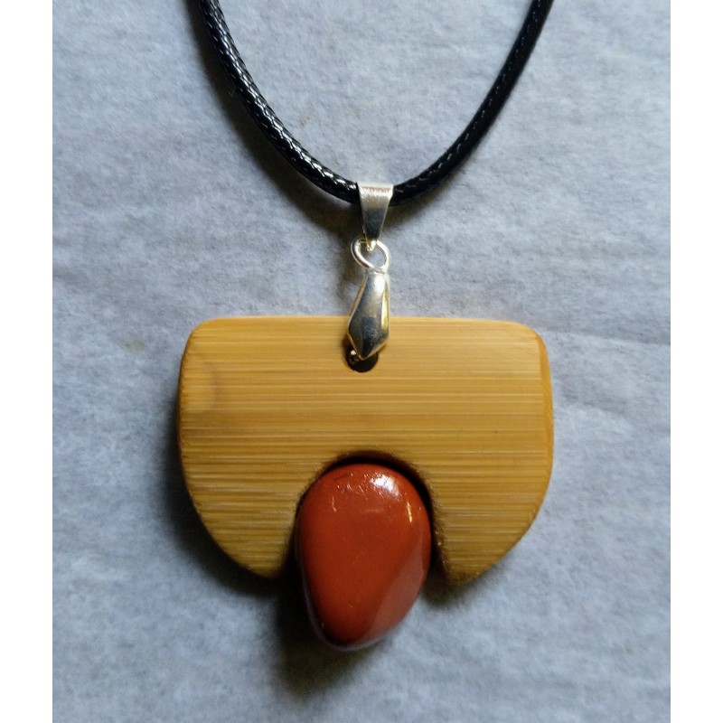 Pendentif Jaspe rouge