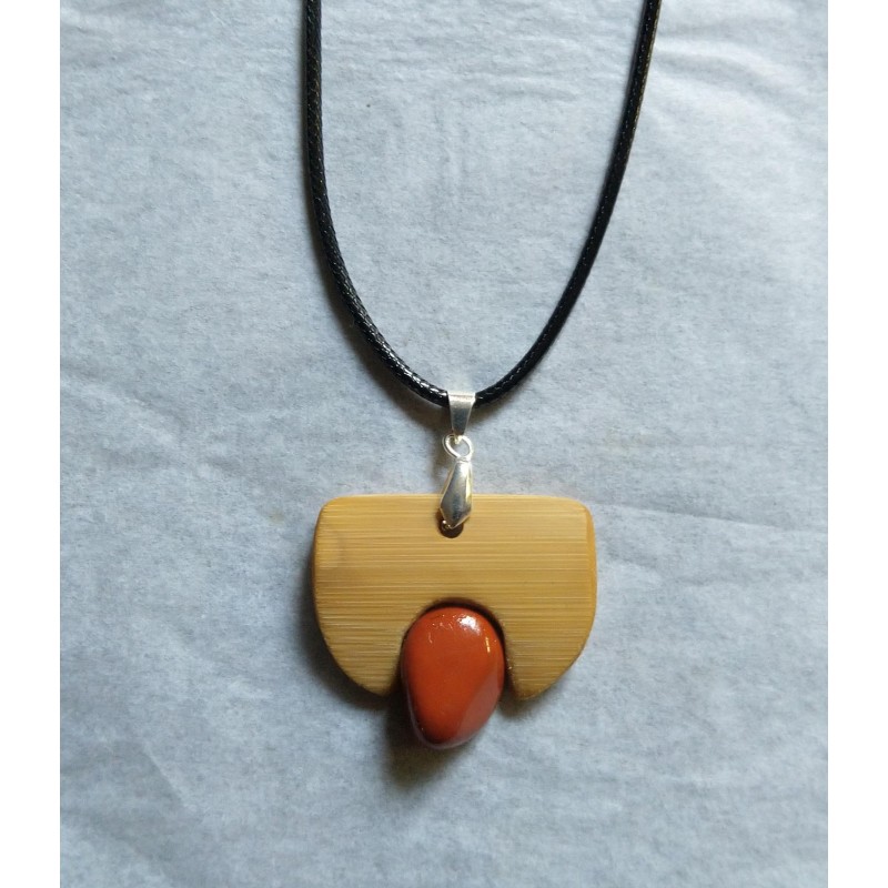 Pendentif Jaspe rouge