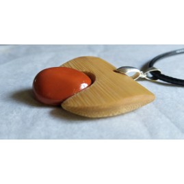 Pendentif Jaspe rouge