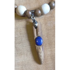 Collier Châtaignier et Lapis Lazuli