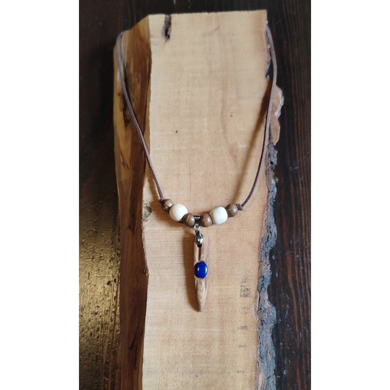 Collier Châtaignier et Lapis Lazuli