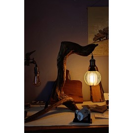 Lampe en Peuplier noir