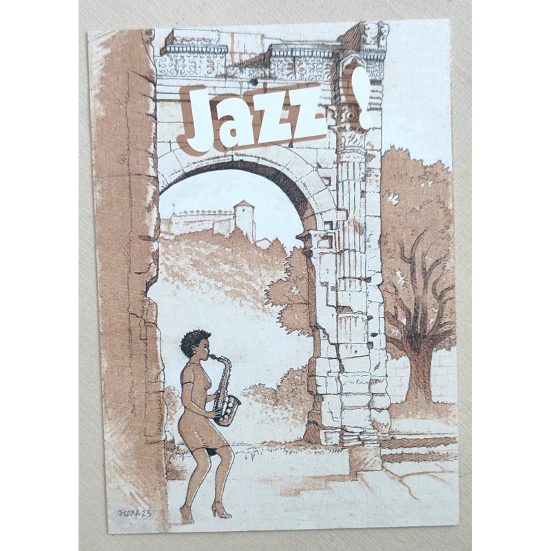 Carte imprimée "Jazz" et "Vienne". 1