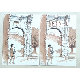 Carte imprimée "Jazz" et "Vienne". 1